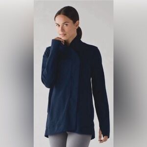 Lululemon Womens Belle Wrap Inkwell Navy Jacket Size 12